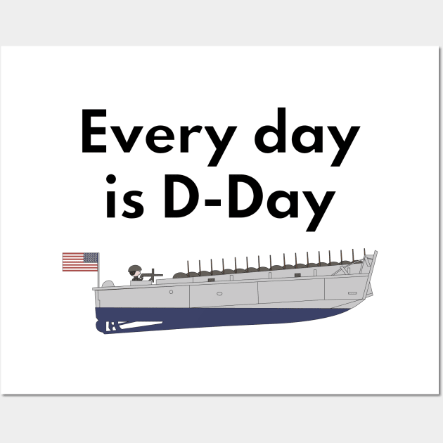 American D-Day LCVP Wall Art by NorseTech